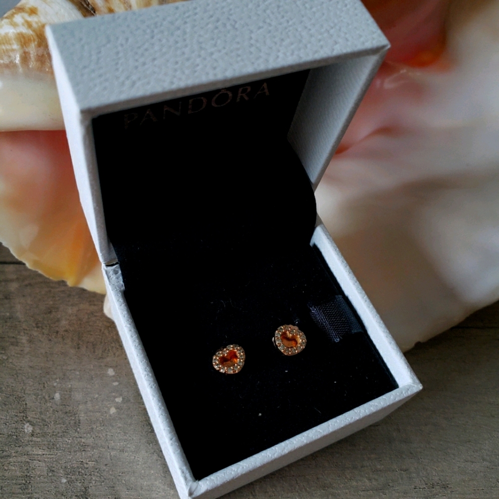 Pandora Heart Studs